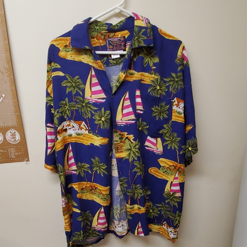 Mens tropical shirt